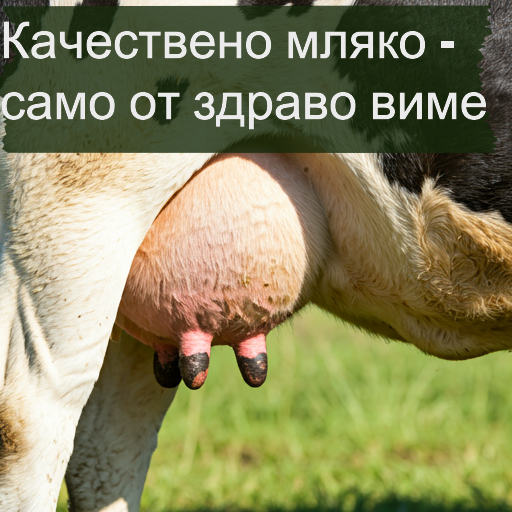 Качествено мляко се получава от здрава млечна жлеза