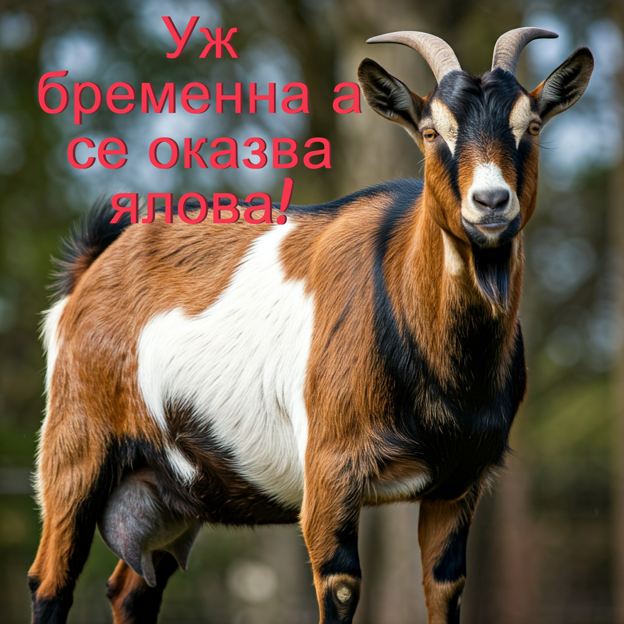 Уж „бременни”, а козите се оказват ялови