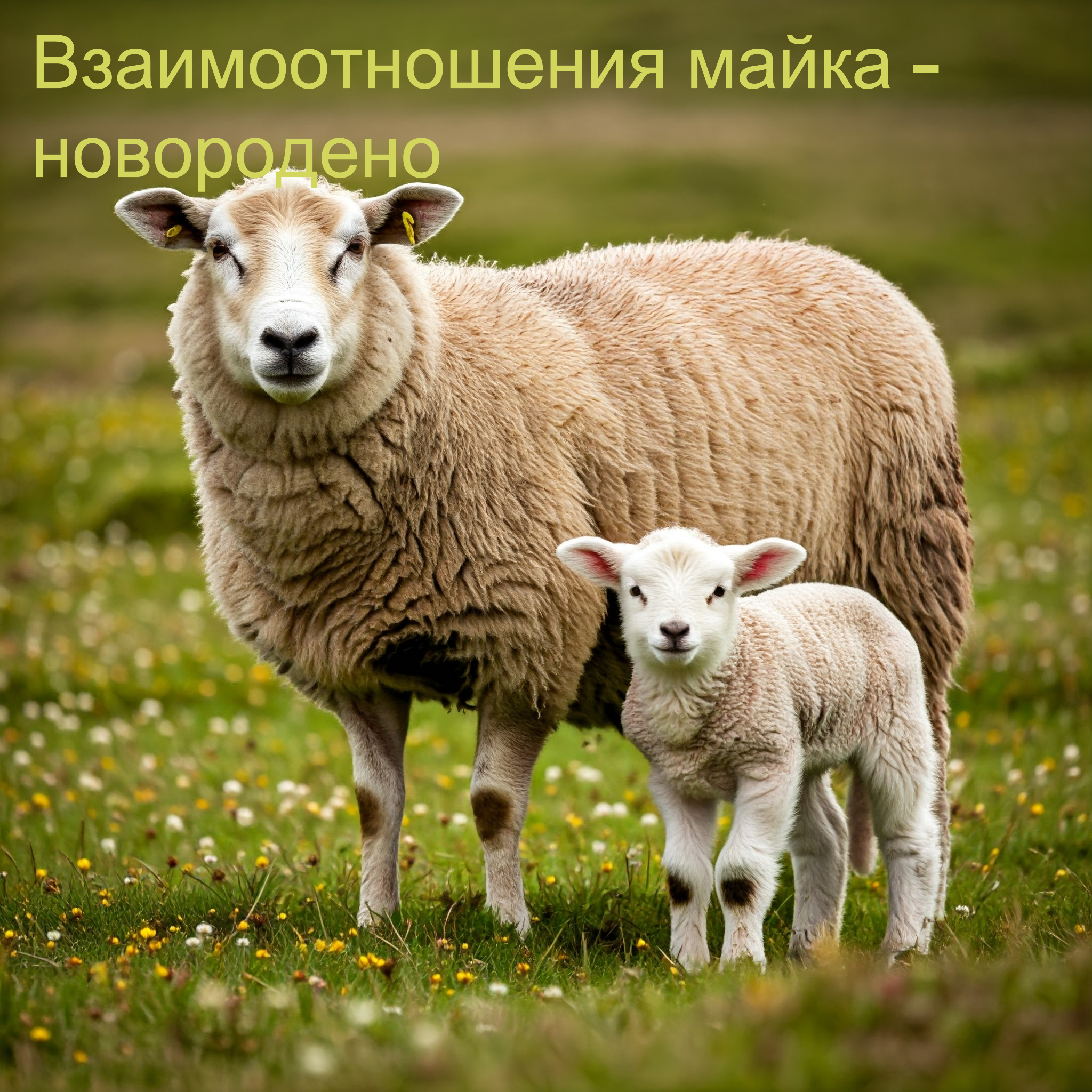 Взаимоотношения майка – новородено при животните
