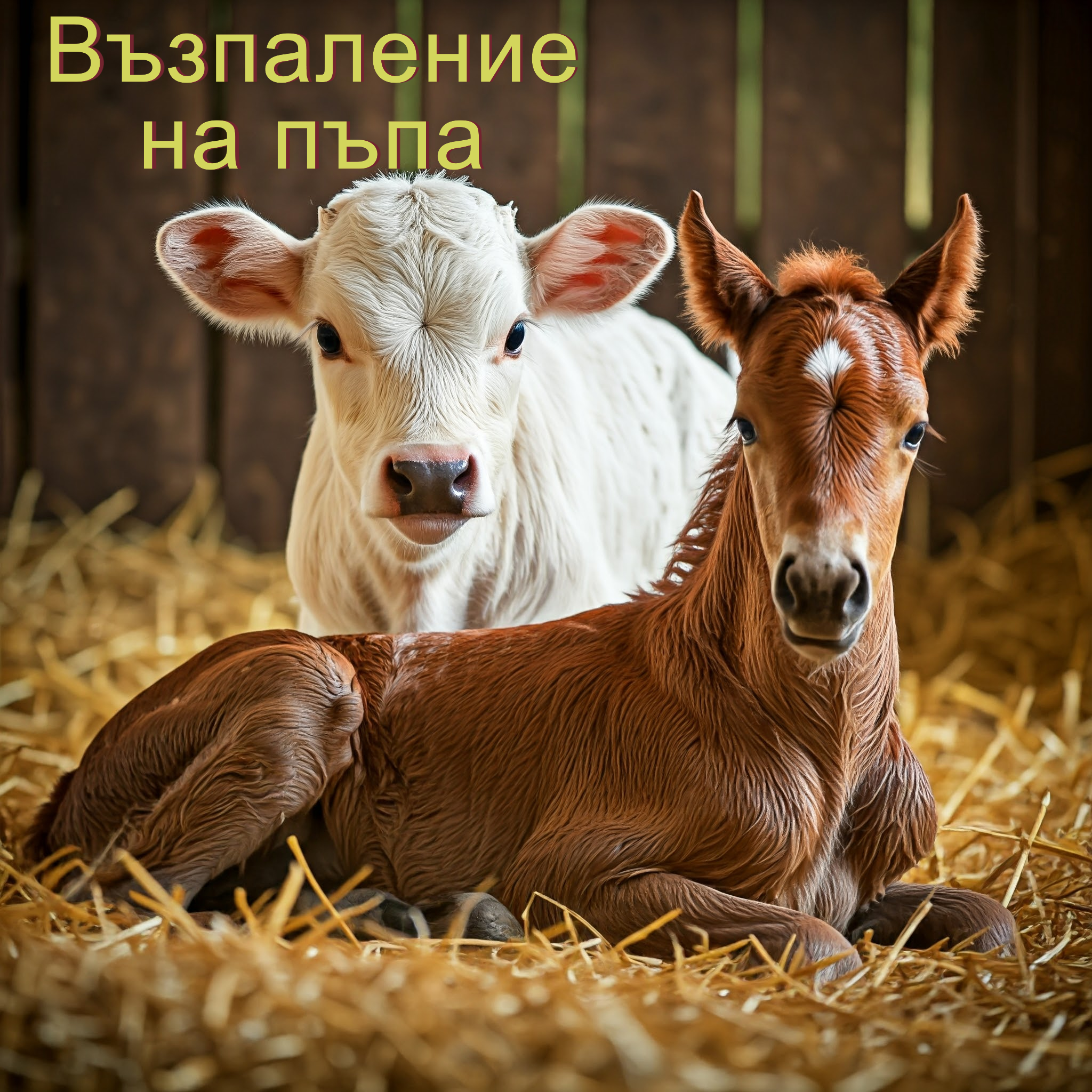Възпаление на пъпа при новородени телета и кончета
