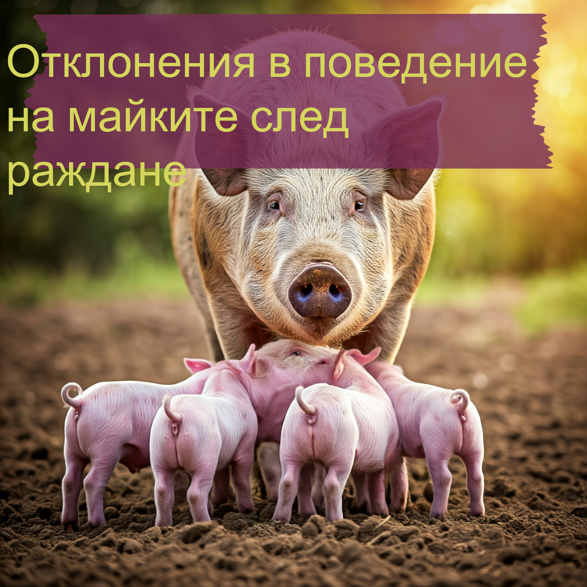 Отклонения в поведение на майките след раждане