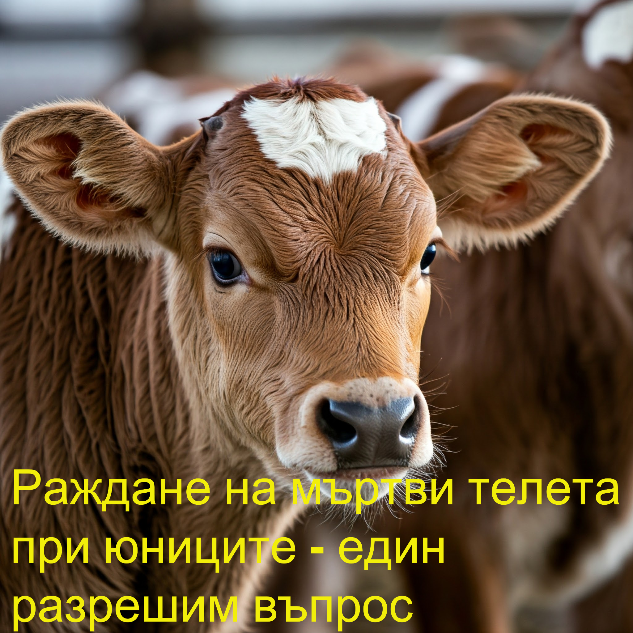 Раждането на мъртви телета при юниците – един разрешим проблем