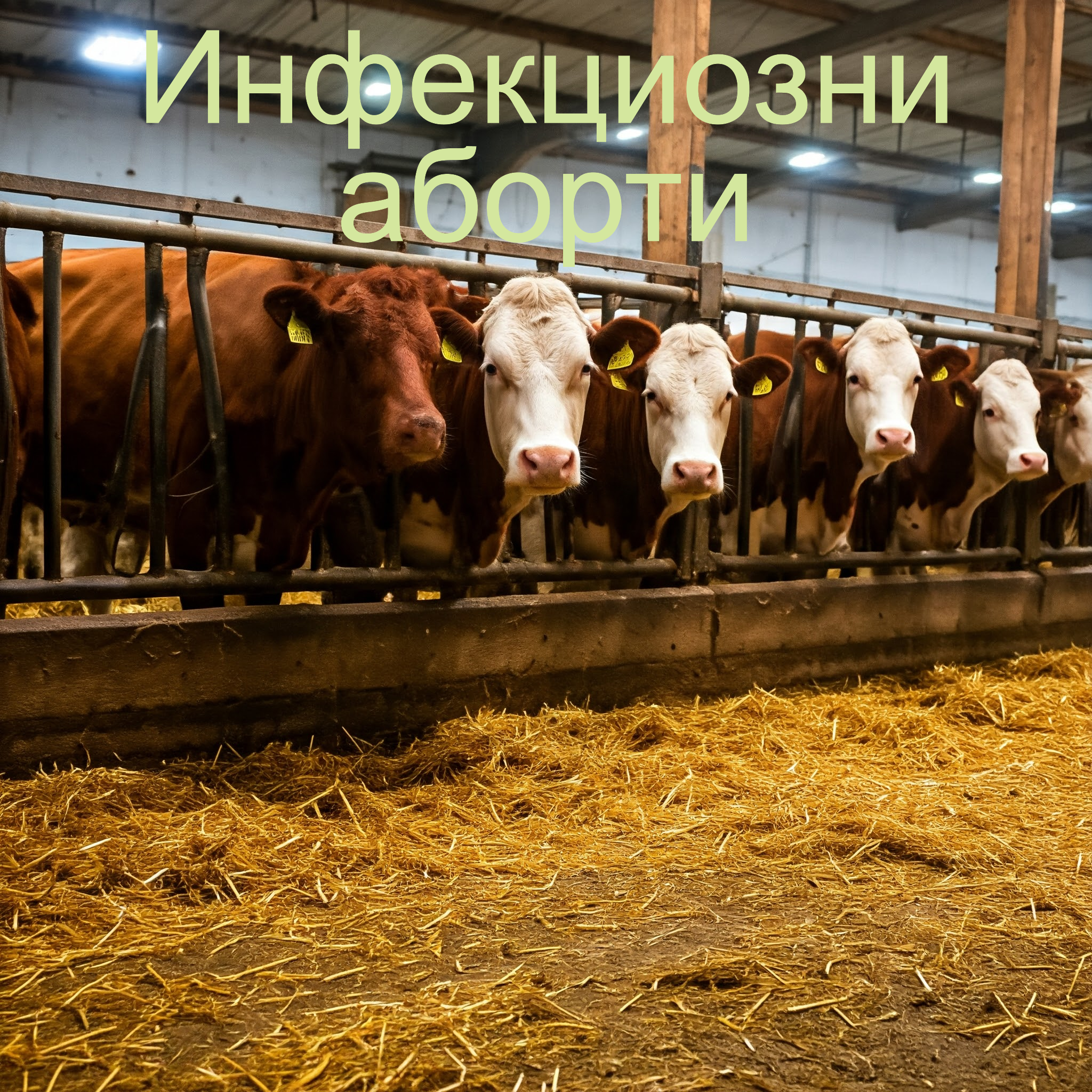 Мерки които трябва да се предприемат, при съмнение за инфекциозни аборти в кравефермата