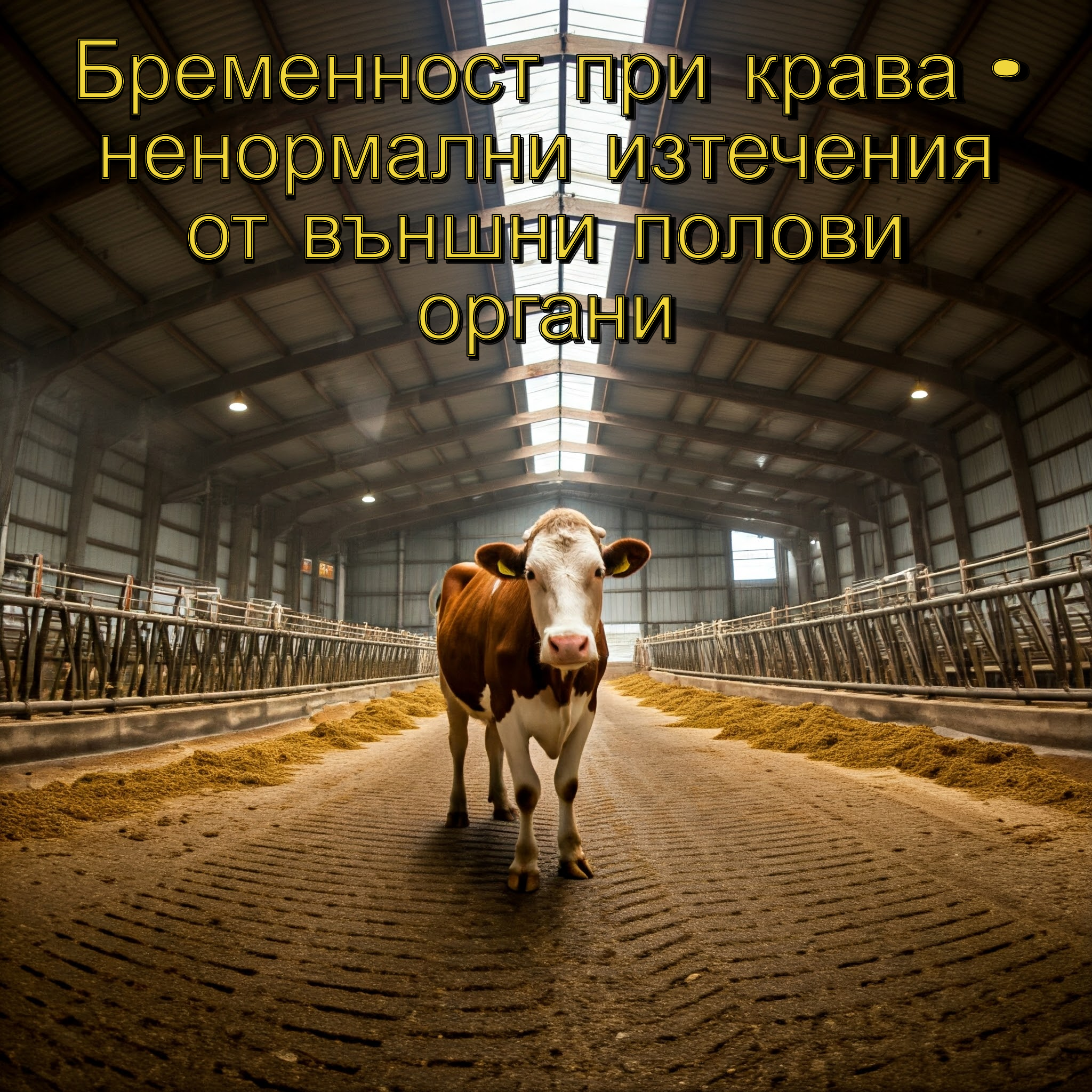 Ненормални изтечения от родилните пътища по време на бременността при кравата