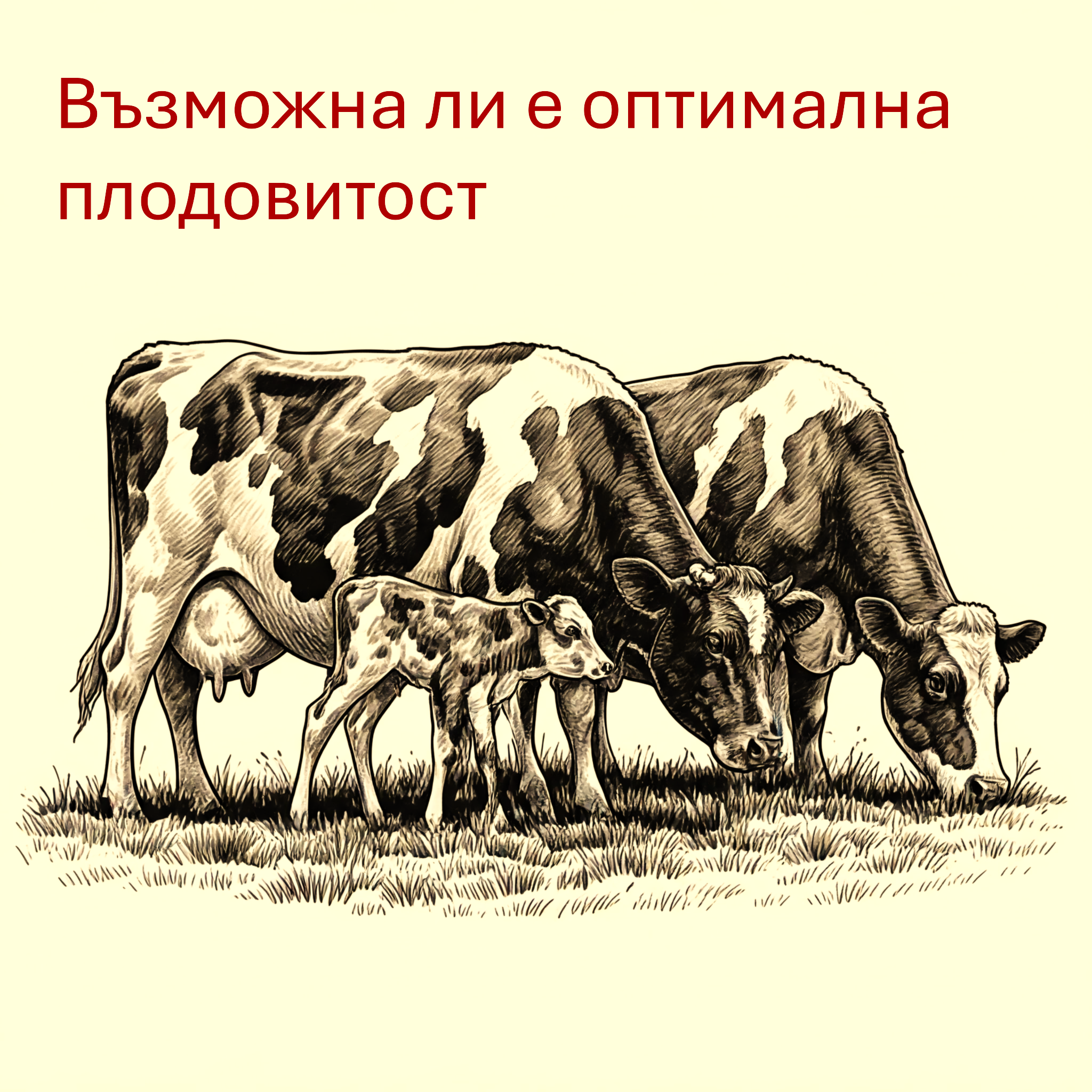 Oптимална плодовитост при високопродуктивните крави – пожелание или реалистична цел