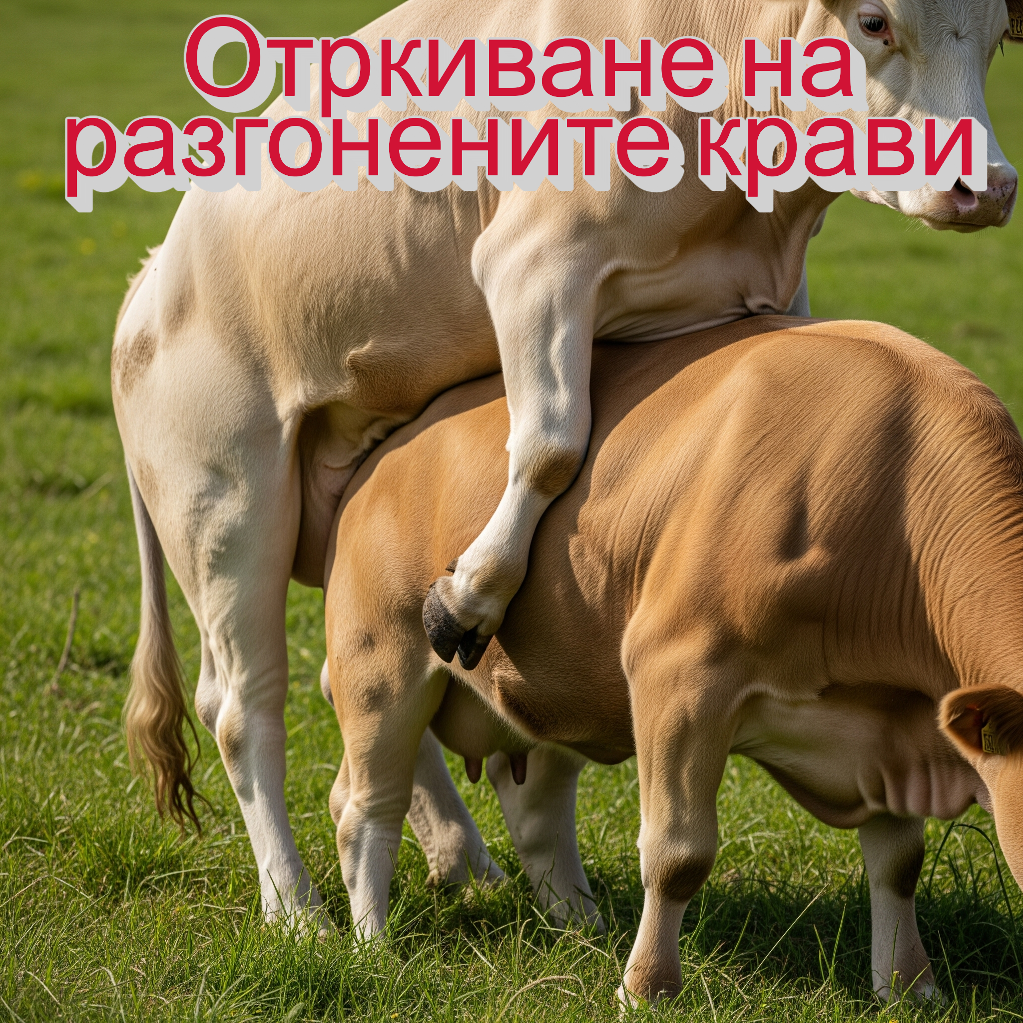 Как най-умело да разпознаем разгонената крава