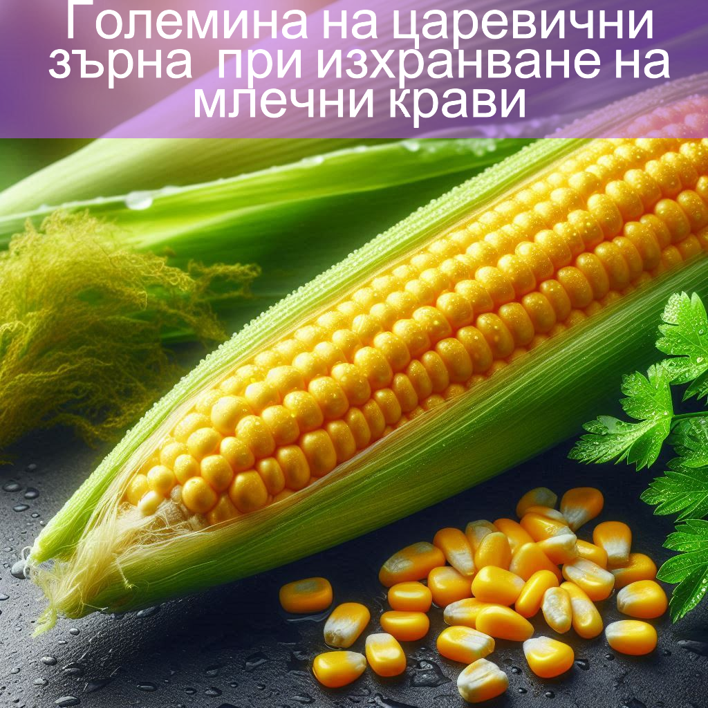 Каква трябва да бъде големината на царевичните зърна за да получите максимални резултати при изхранване на млечни крави