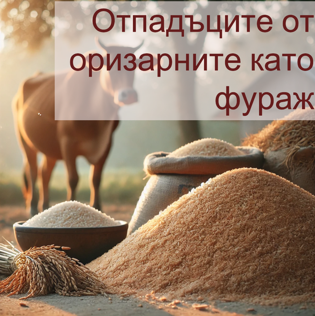 Отпадъците от оризарните като фураж