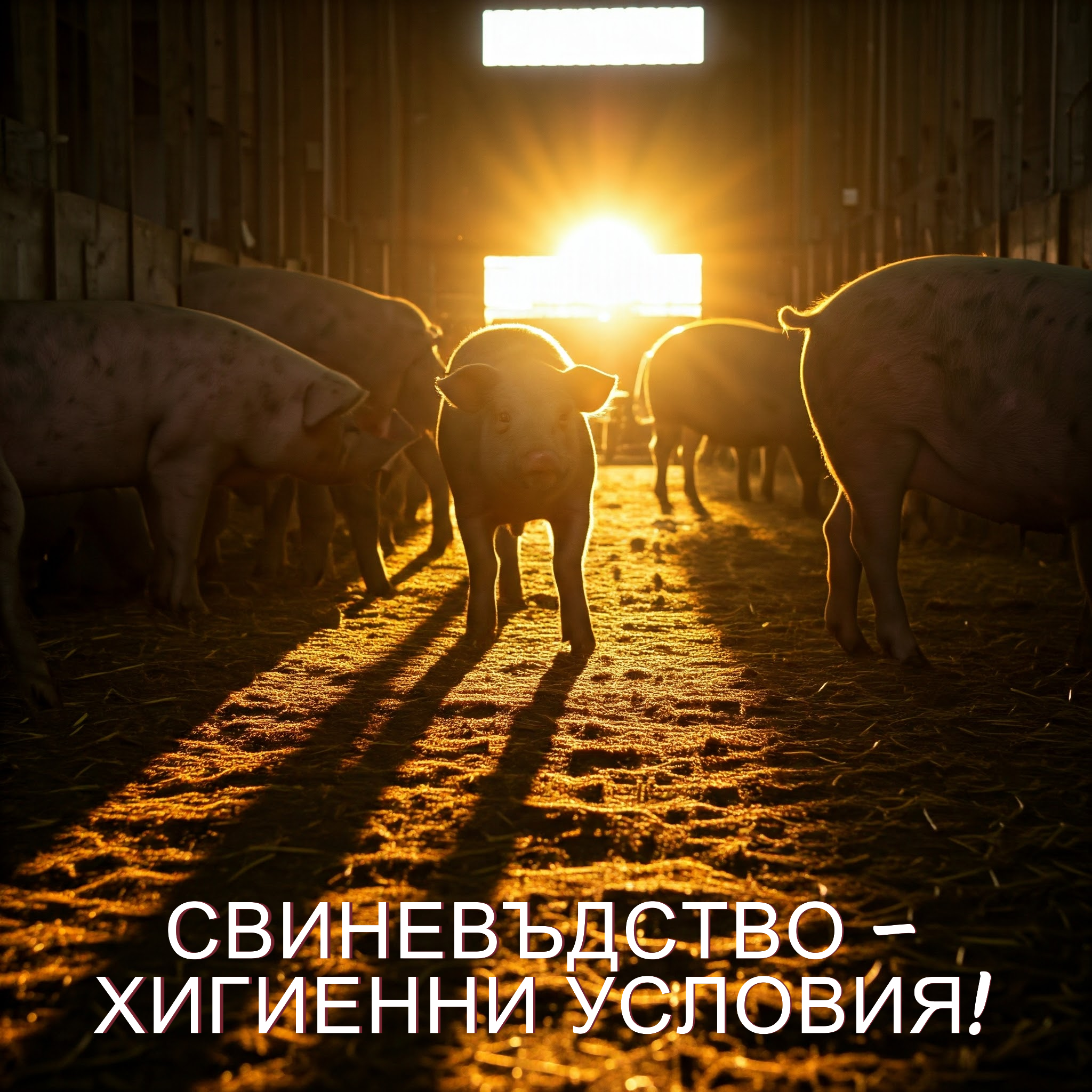 Хигиенни условия на отглеждане в свиневъдството