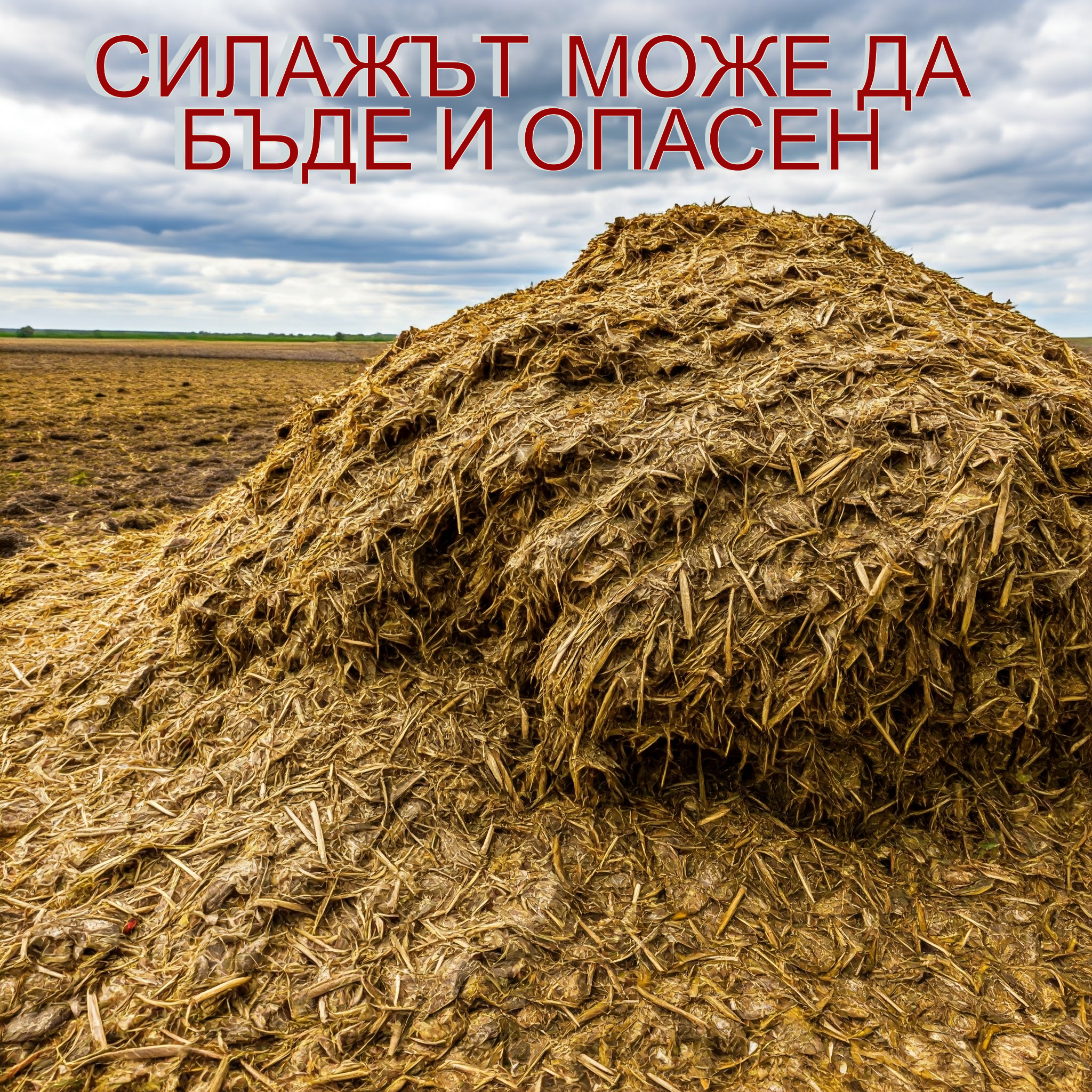 Въпреки че силажът е ценен фураж, понякога той  може да бъде и опасен за животните