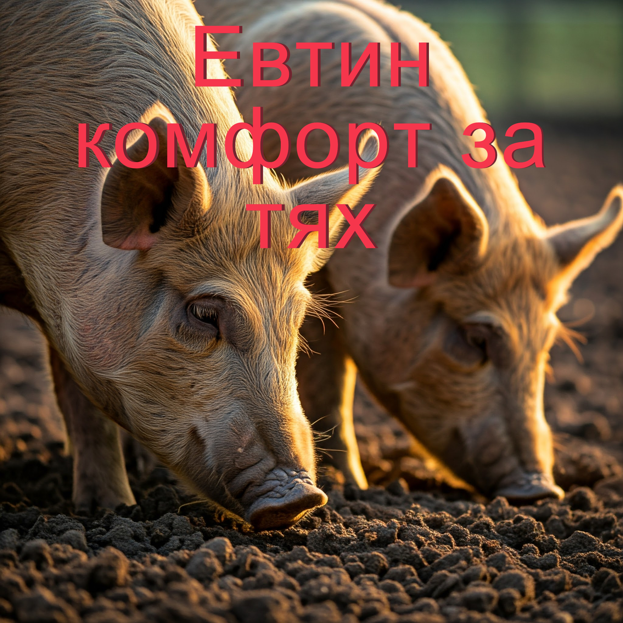 Как да осигурим евтин комфорт за прасетата във фермата
