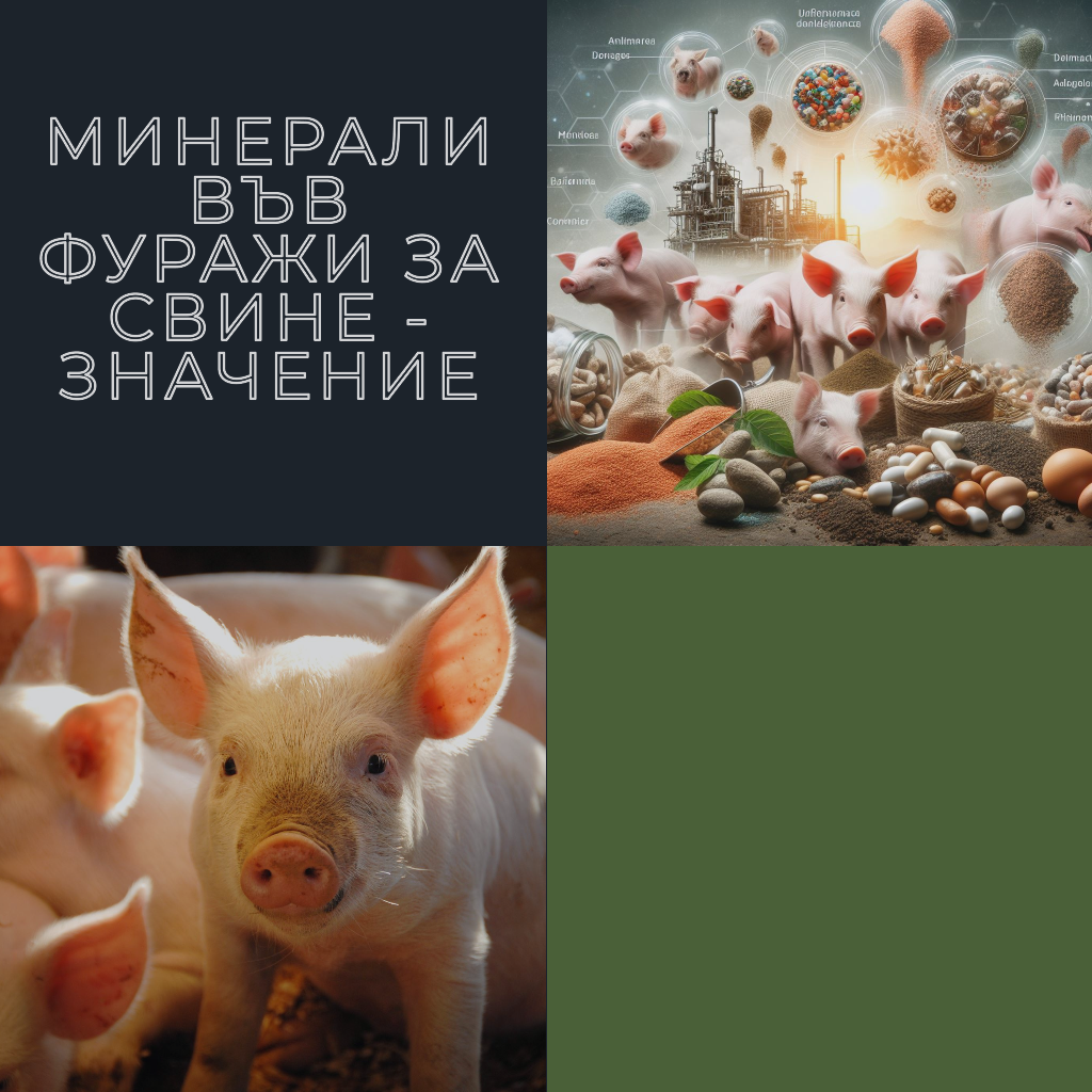 За минералите във фуражите на свинете – биологично значение, потребност и нейното обезпечаване