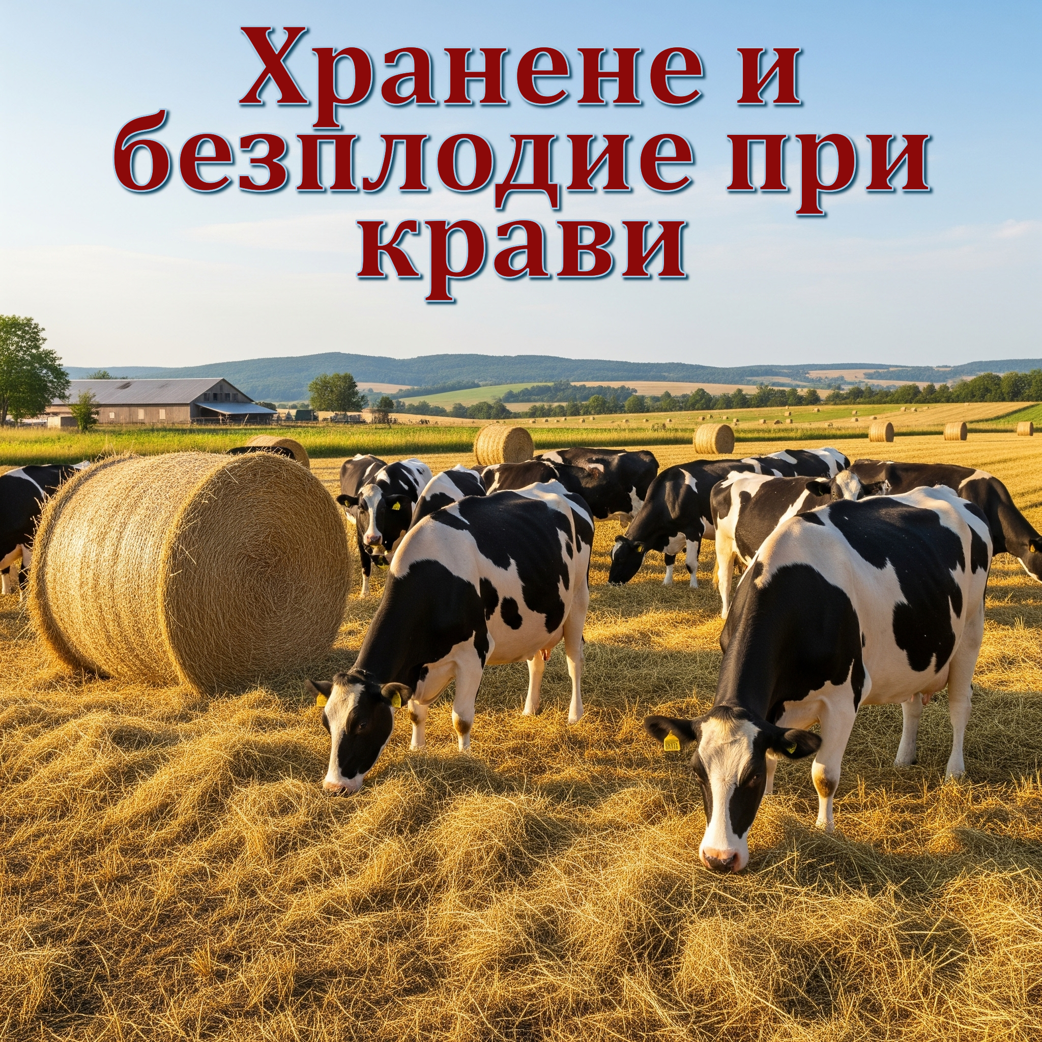 За неправилното хранене и безплодието при кравата