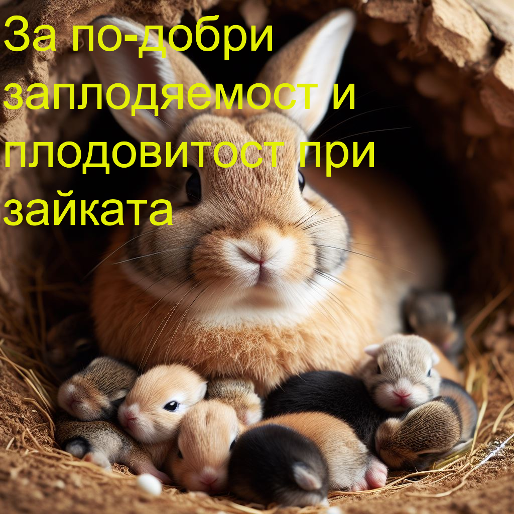 За постигане на по-голяма заплодяемост и оптимална плодовитост при зайката