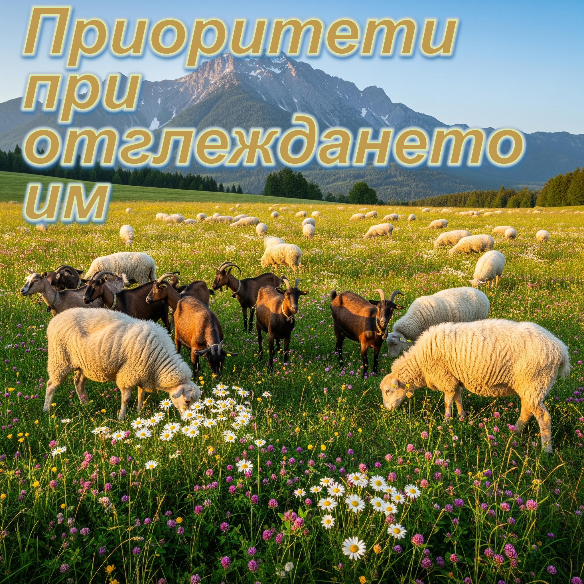 Основни приоритети при отглеждане на овце и кози